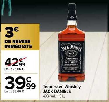tennessee whiskey jack daniel's