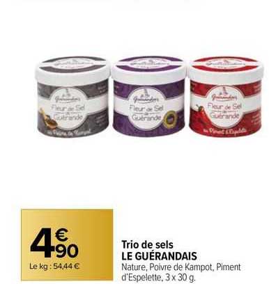 trio de sels le guérandais