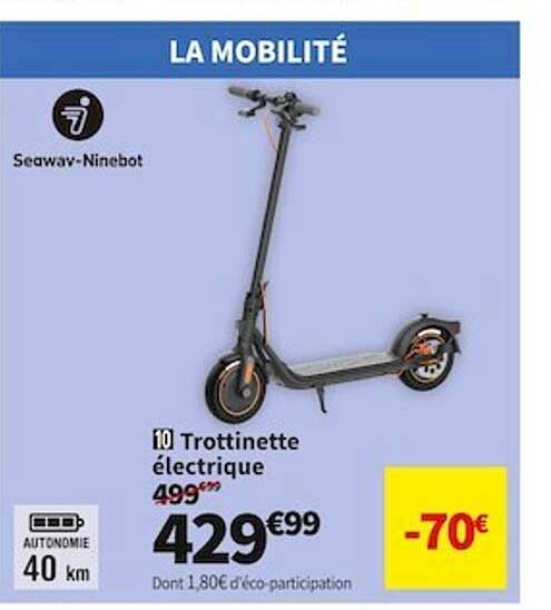 trottinette électrique segway-ninebot