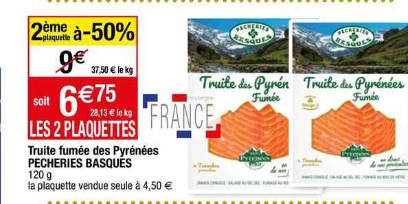 truite fumée des pyrénées pêcheries basques