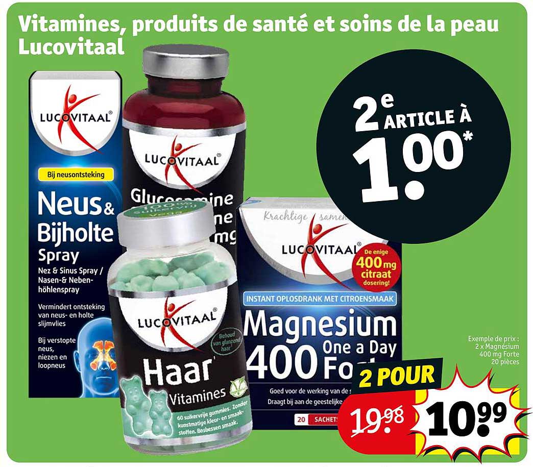 vitamines, produits de santé et soins de la peau lucovitaal