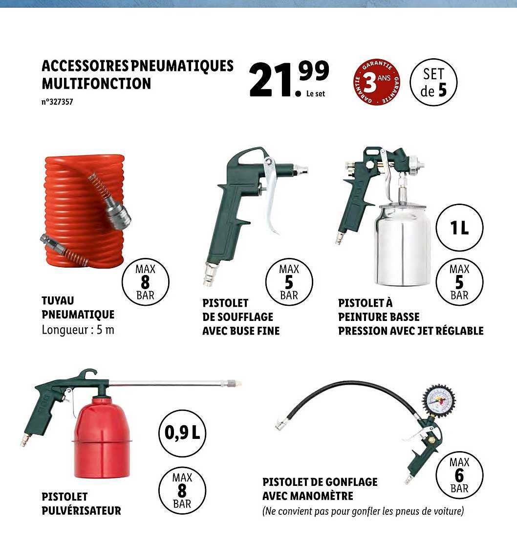 Accessoires Pneumatiques Multifonction
