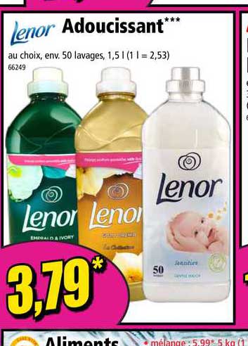 Adoucissant Lenor