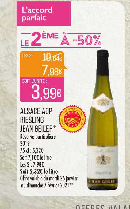 alsace aop riesling jean geiler