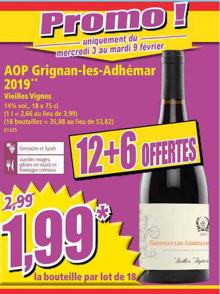 aop grignan-les-adhémar 2019