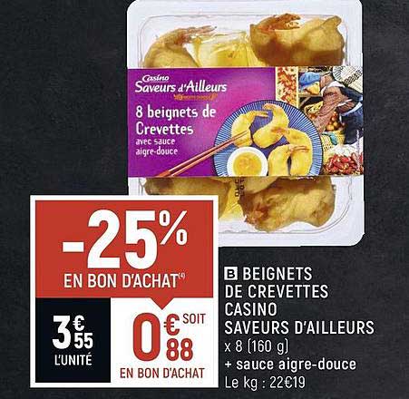 beignets de crevettes casino saveurs d'ailleurs