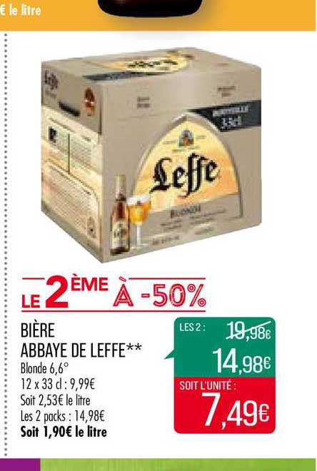 Bière Abbaye De Leffe