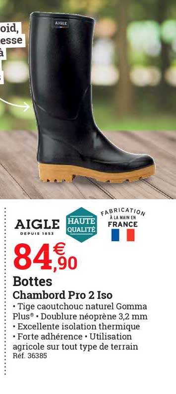 bottes chambord pro 2 iso