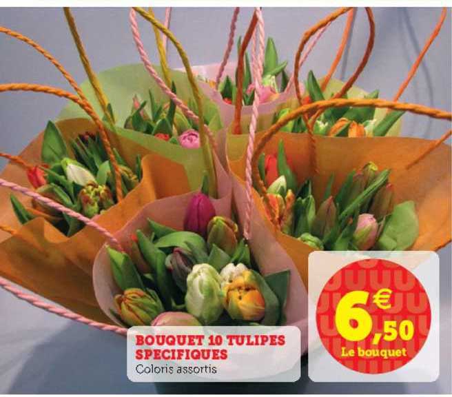 bouquet 10 tulipes spécifiques