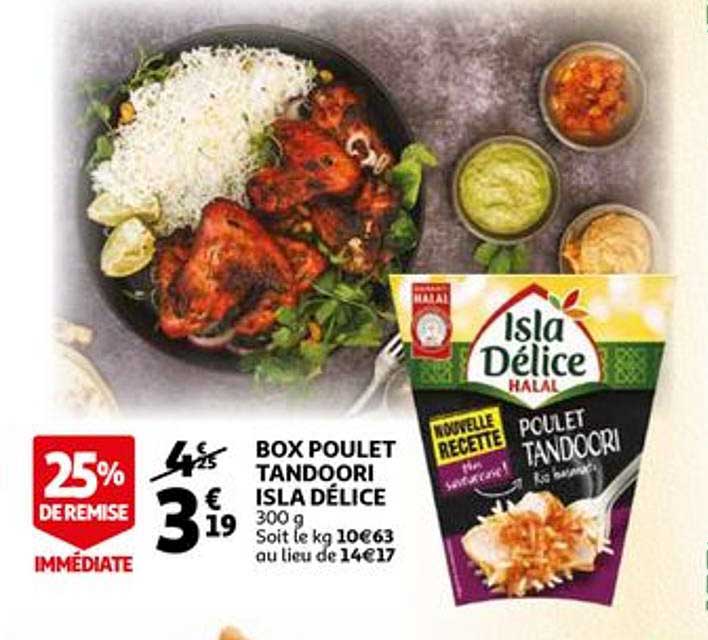 Box Poulet Tandoori Isla Délice