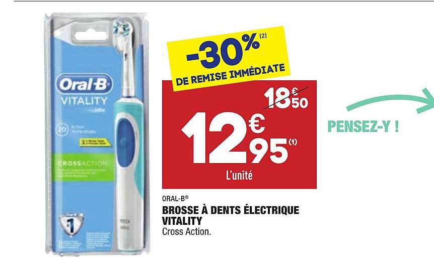 brosse à dents électrique vitality oral-b