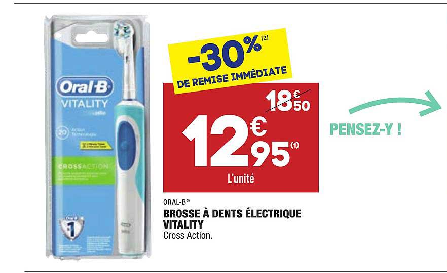 brosse à dents électrique vitality oral-b