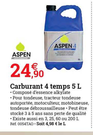 carburant 4 temps 5 l aspen