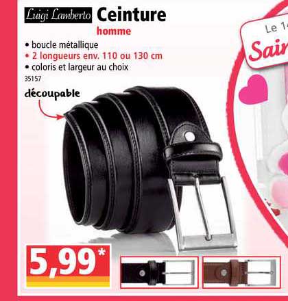 ceinture homme luigi lamberto