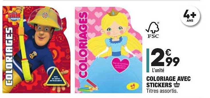 Coloriage Avec Stickers