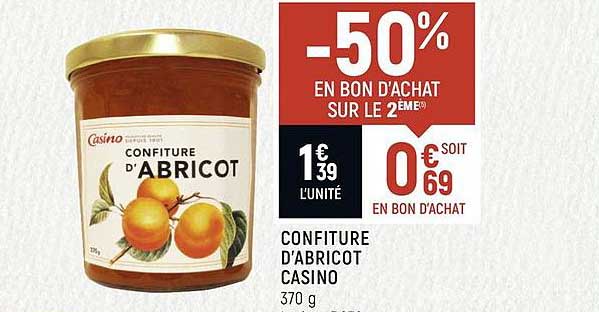 confiture d'abricot casino