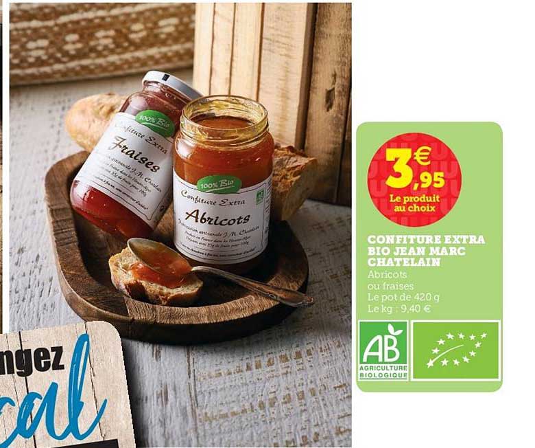 confiture extra bio jean marc chatelain