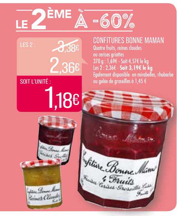 confitures bonne maman