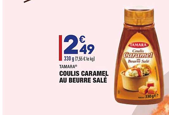 coulis caramel au beurre salé tamara