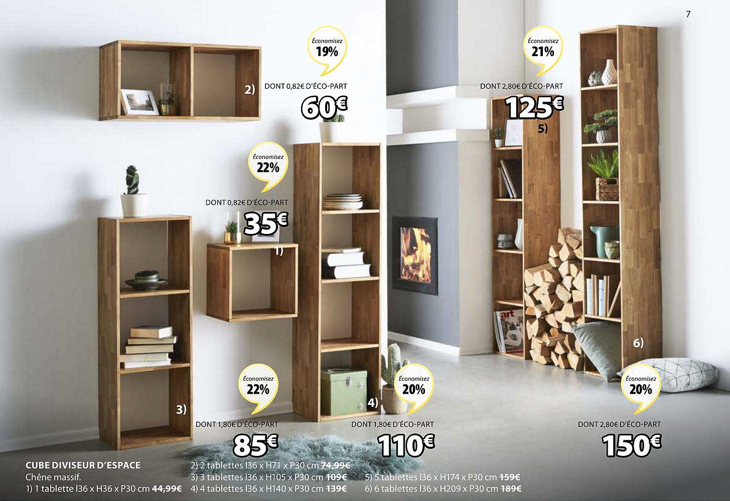 cube diviseur d'espace