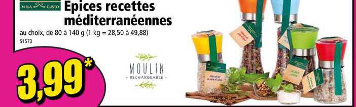 épices Recettes Méditerranéennes Villa Gusto