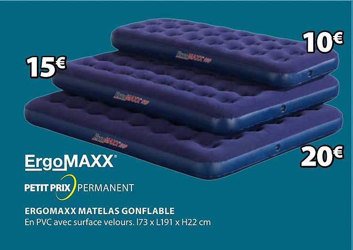 ergomaxx matelas gonflable