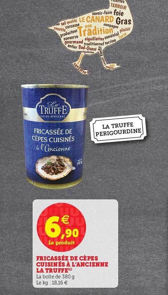 Fricassée De Cèpes Cuisinés à L'ancienne La Truffe