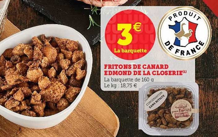 fritons de canard edmond de la closerie