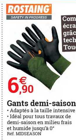 gants demi-saison rostaing