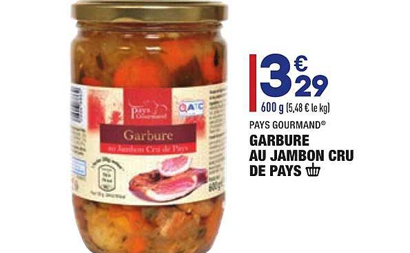 garbure au jambon cru de pays pays gourmand