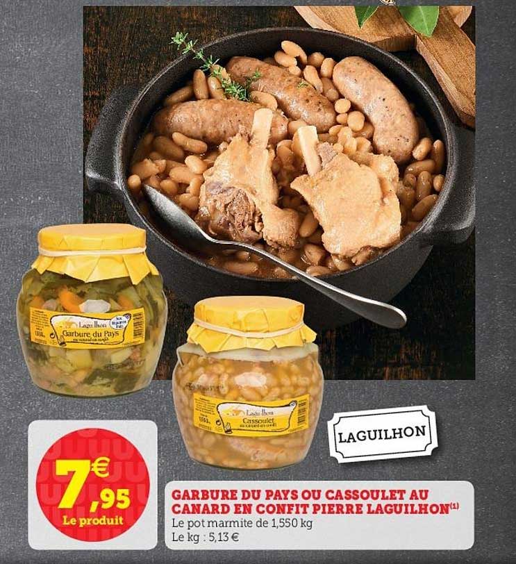 garbure du pays ou cassoulet au canard en confit pierre laguilhon