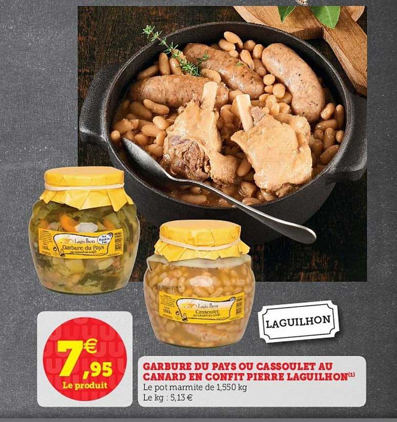 garbure du pays ou cassoulet au canard en confit pierre laguilhon