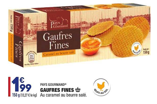 Gaufres Fines Pays Gourmand