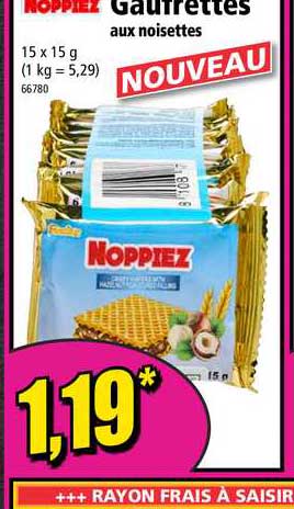 Gaufrettes Aux Noisettes Noppiez