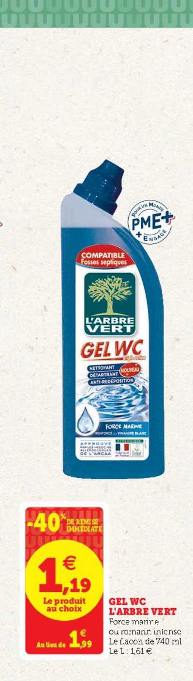 gel wc l'arbre vert