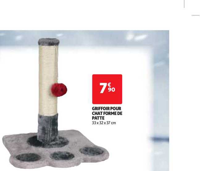 griffoir pour chat forme de patte
