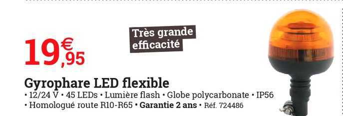gyrophare led flexible