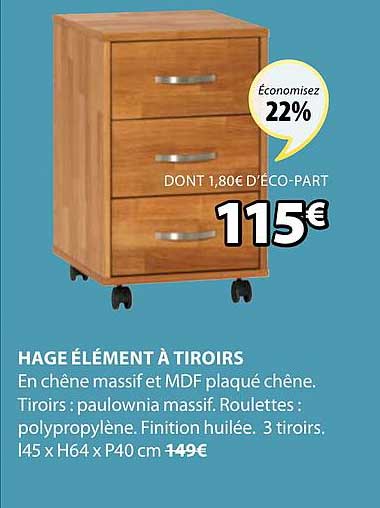 Hage élément à Tiroirs