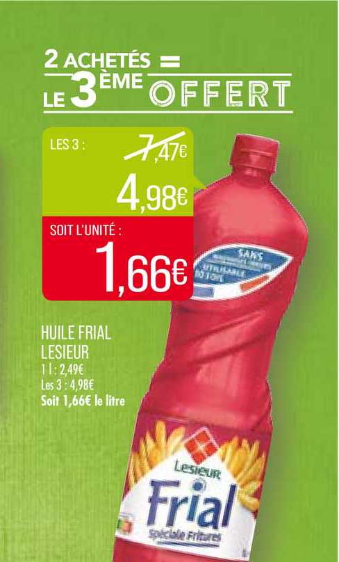 huile frial lesieur
