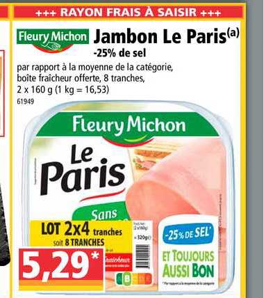 jambon le paris fleury michon