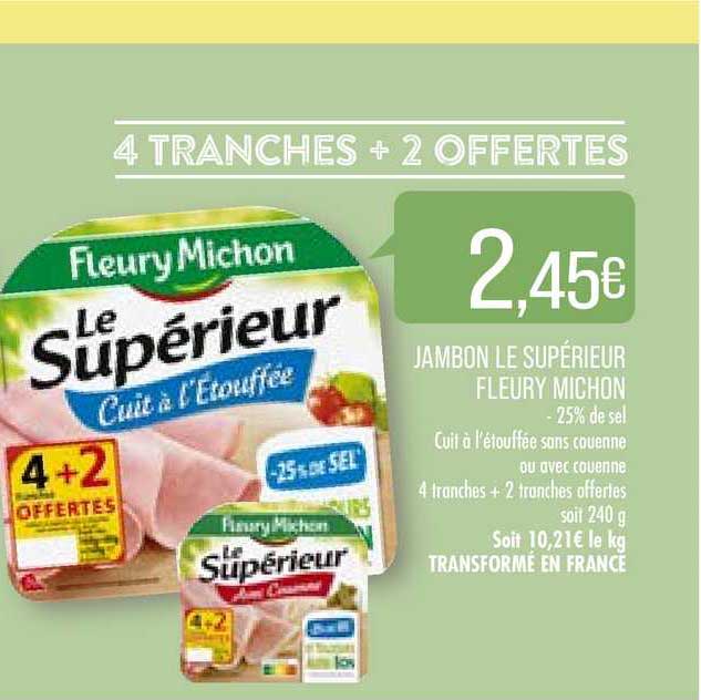jambon le supérieur fleury michon