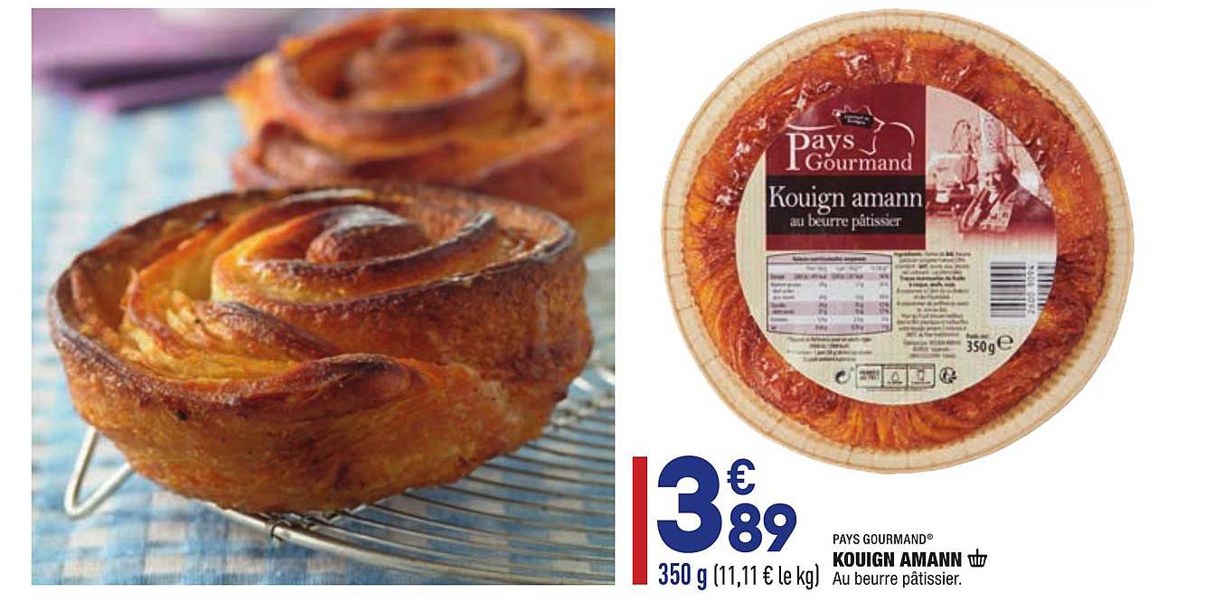kouign amann pays gourmand