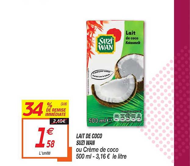 lait de coco suzi wan