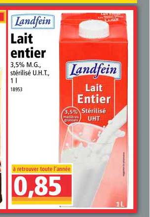 Lait Entier Landfein