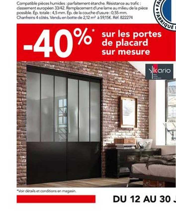 les portes de placard sur mesure