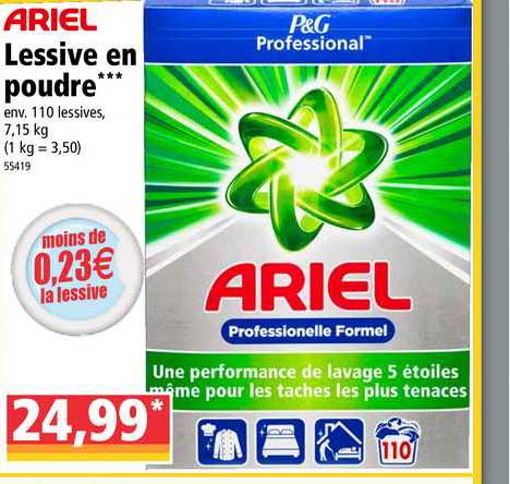 Lessive En Poudre Ariel