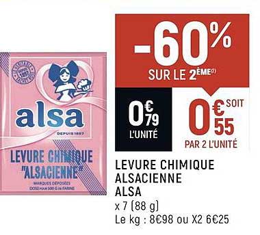 levure chimique alsacienne alsa