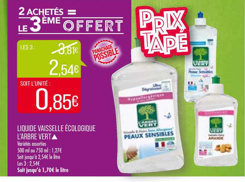 Liquide Vaisselle écologique L'arbre Vert