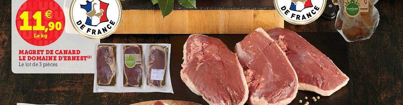 magret de canard le domaine d'ernest