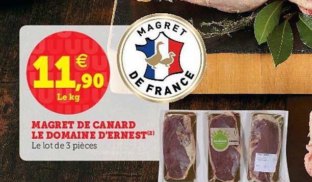 magret de canard le domaine d'ernest